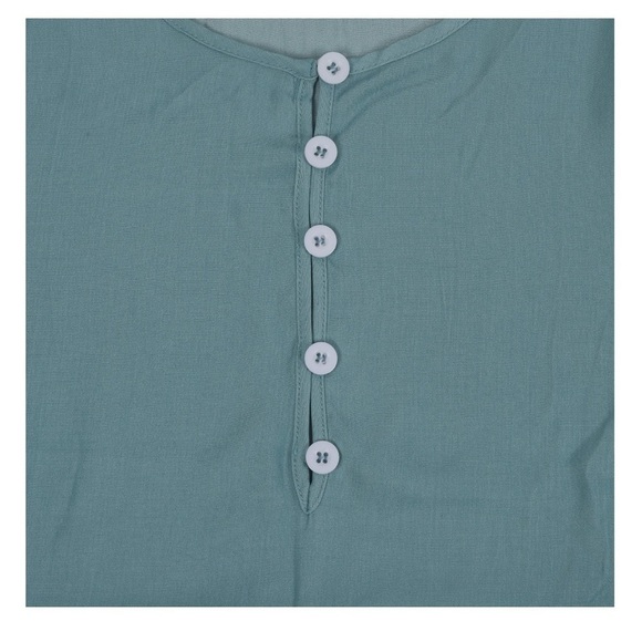 NWT XL cold shoulder flared ruffle sleeved tunic top swing shirt - Picture 4 of 4